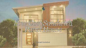 Low Cost Sandwich Panel House