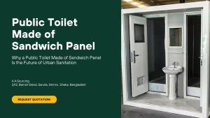 Public Toilet Made of Sandwich Panel