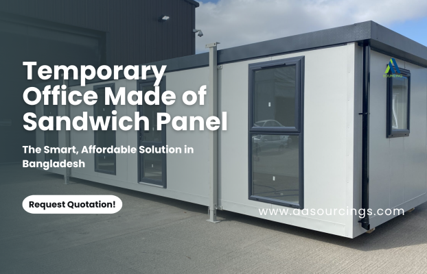 Temporary Office Made of Sandwich Panel